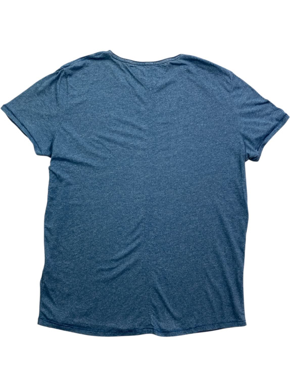 TOMMY JEANS T-SHIRT CASUAL ΚΕΝΤΗΜΕΝΟ ΛΟΓΟΤΥΠΟ ΜΠΛΕ ΜΕΛΑΝΖΕ ΑΝΔΡΙΚΟ XL