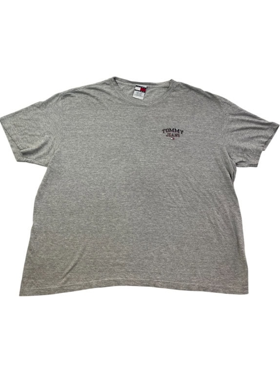 TOMMY JEANS T SHIRT MINIMAL ΓΚΡΙ ΑΝΤΡΙΚΟ PRE OWNED XL