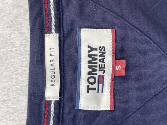 TOMMY JEANS T SHIRT MINIMAL ΜΠΛΕ ΑΝΤΡΙΚΟ PRE OWNED S