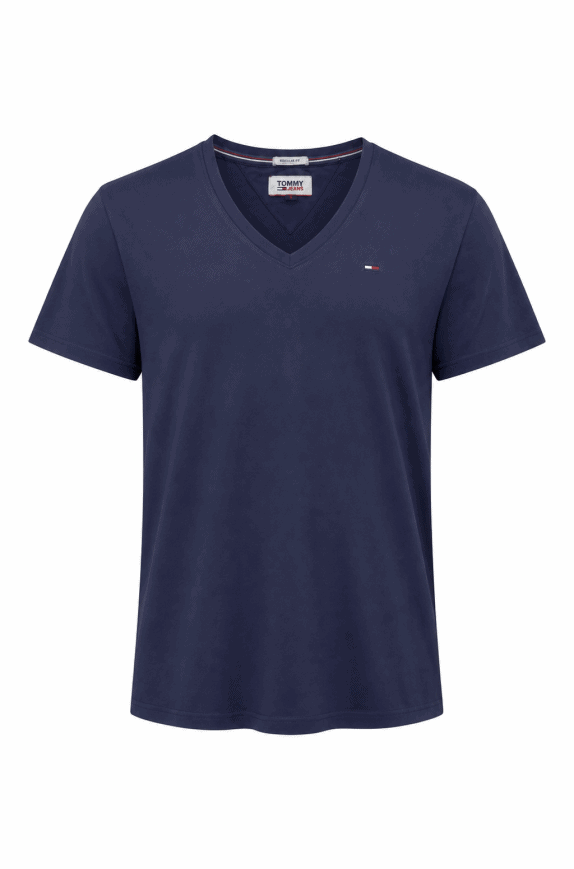 TOMMY JEANS T SHIRT MINIMAL BLU UOMO PRE OWNED S