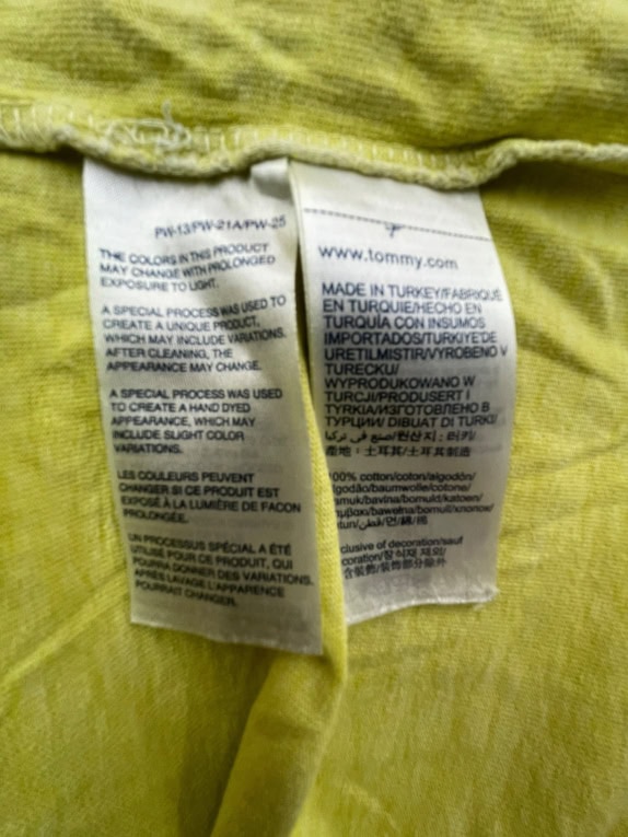 TOMMY JEANS T-SHIRT VINTAGE GLOBE LOGO ΚΙΤΡΙΝΟ ΑΝΔΡΙΚΟ S