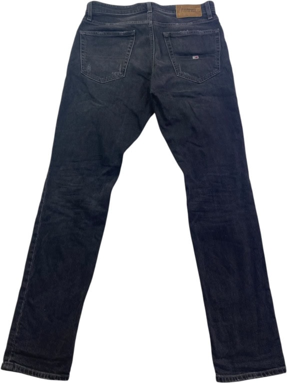 TOMMY JEANS ΤΖΙΝ ΠΑΝΤΕΛΟΝΙ DISTRESSED FADED BLACK ΑΝΤΡΙΚΟ PRE OWNED M