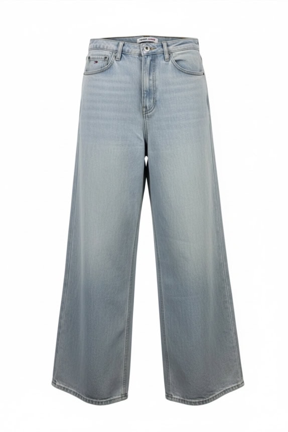 TOMMY JEANS ΤΖΙΝ ΠΑΝΤΕΛΟΝΙ HIGH RISE CLAIRE LIGHT BLUE ΓΥΝΑΙΚΕΙΟ XS