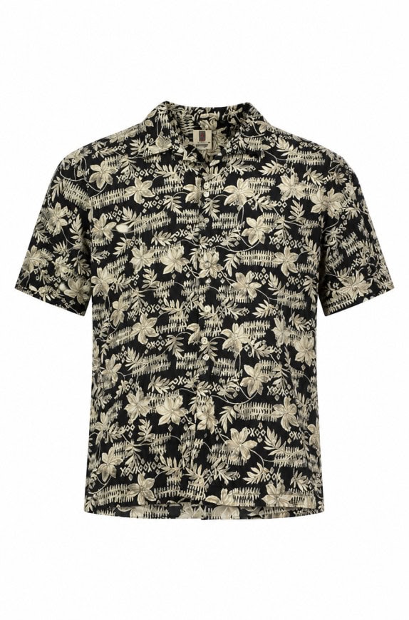 TORI RICHARD ΠΟΥΚΑΜΙΣΟ HAWAIIAN ΜΑΥΡΟ ΑΝΤΡΙΚΟ PRE OWNED XL