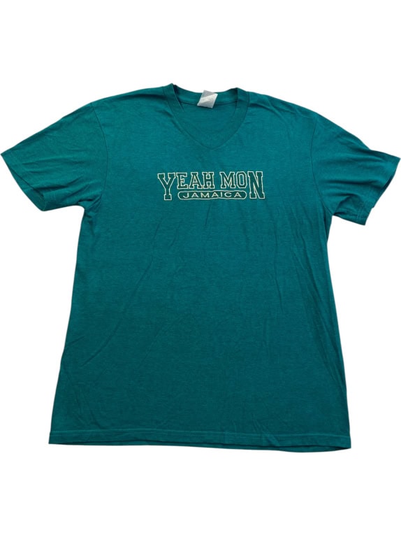 TROPIX T-SHIRT YEAH MON JAMAICA GREEN UNISEX L