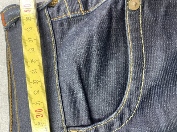 TRUE RELIGION DENIM SHORTS RETRO BLUE MEN PRE OWNED S/M