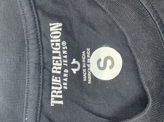 TRUE RELIGION GRAPHIC TEE ΜΑΥΡΟ ΑΝΤΡΙΚΟ PRE OWNED S