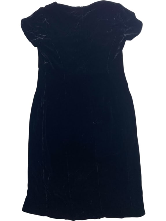 TRUSSARDI COLLECTION Φόρεμα VINTAGE Logo Μαύρο Γυναικείο IT 44 (≈ L)