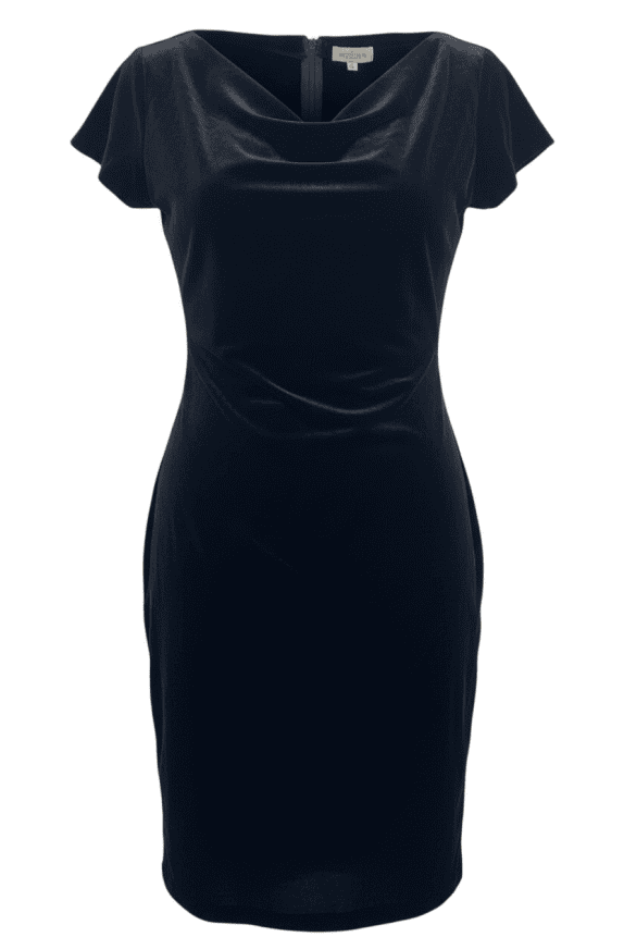 TRUSSARDI COLLECTION Abito VINTAGE Logo Nero da Donna IT 44 (≈ L)