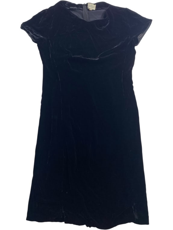 TRUSSARDI COLLECTION Φόρεμα VINTAGE Logo Μαύρο Γυναικείο IT 44 (≈ L)