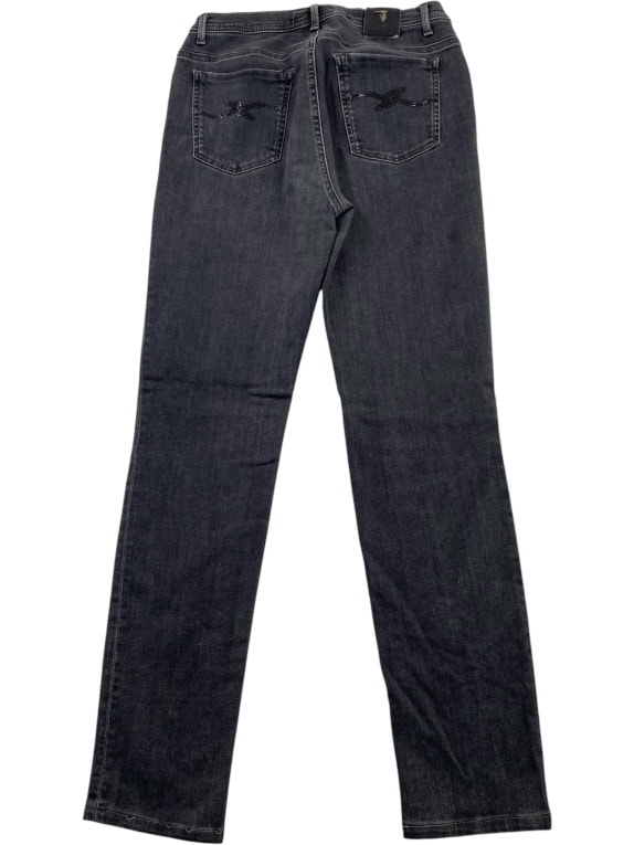 Trussardi Jeans Denim Παντελόνι Vintage Logo Γκρι Ανδρικό S