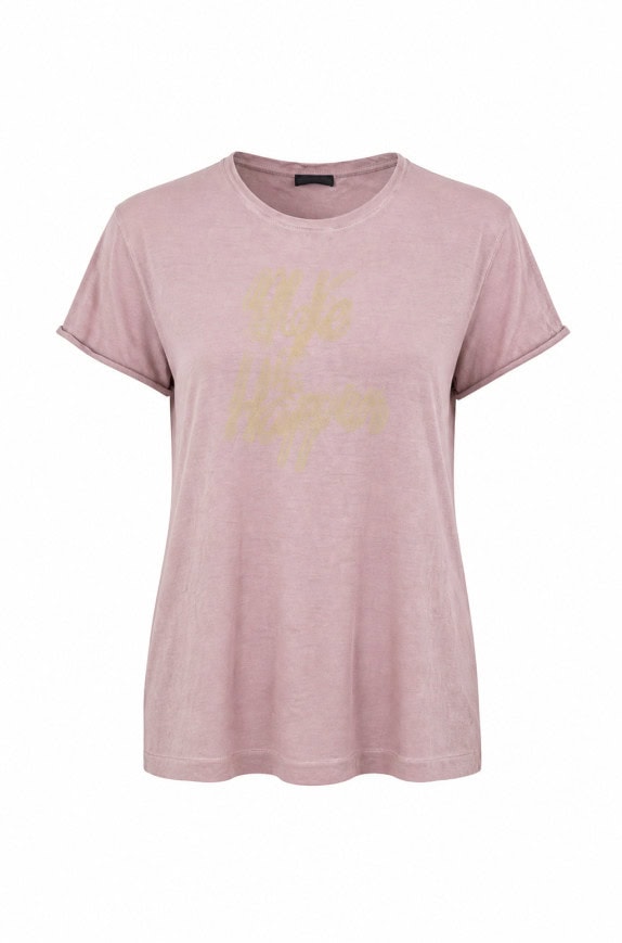 TRUSSARDI JEANS GRAPHIC TEE PINK ΓΥΝΑΙΚΕΙΟ PRE OWNED XL