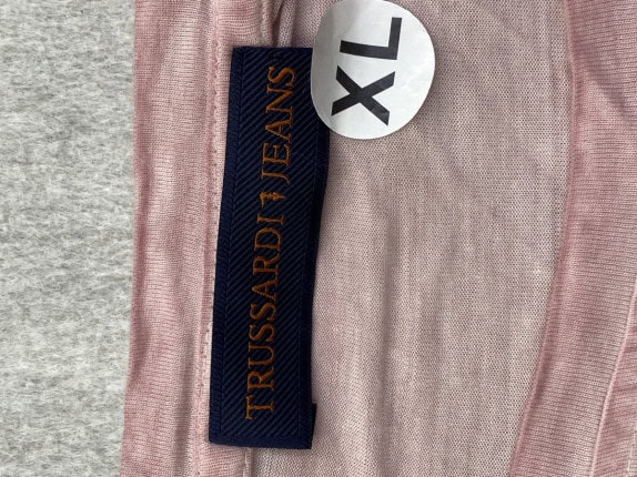 TRUSSARDI JEANS GRAPHIC TEE PINK ΓΥΝΑΙΚΕΙΟ PRE OWNED XL