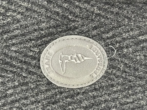 1990s TRUSSARDI JEANS ΠΑΛΤΟ MINIMAL ΓΚΡΙ ΑΝΤΡΙΚΟ PRE OWNED XL
