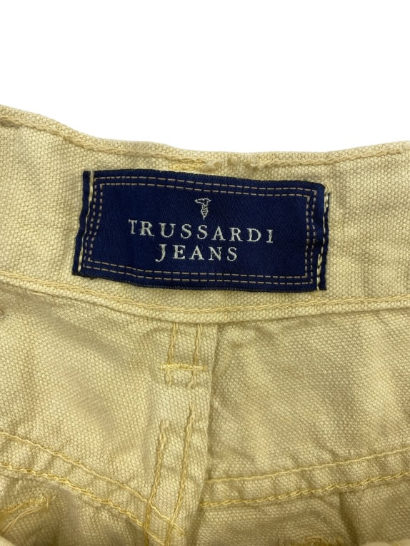 Trussardi Jeans Παντελόνι Casual Λογότυπο Μπεζ Ανδρικό XS