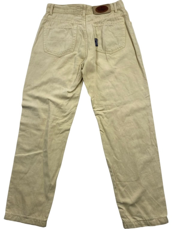 Trussardi Jeans Παντελόνι Casual Λογότυπο Μπεζ Ανδρικό XS