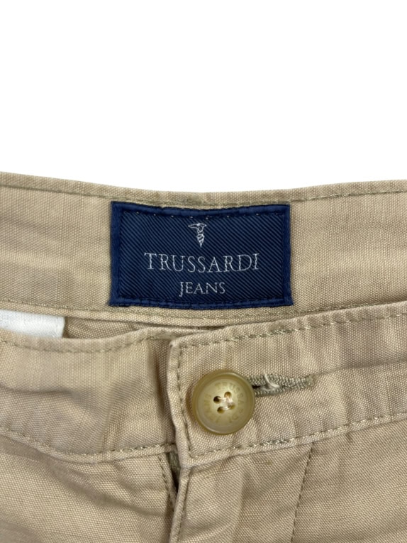 Trussardi Jeans Pantaloni Chino Vintage Beige da Uomo S