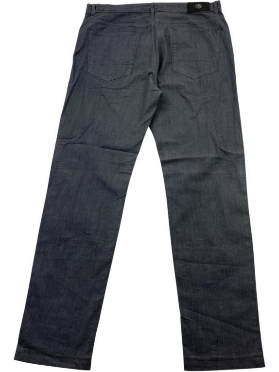 TRUSSARDI JEANS Pantaloni denim vintage con logo grigi da uomo L