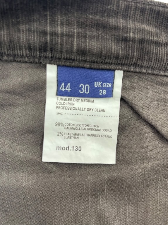 Trussardi Jeans Brown Corduroy Pants Women’s S