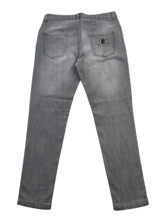Trussardi Jeans Παντελόνι Τζιν Slim Fit Γκρι Γυναικείο M