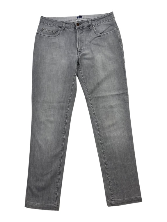 Trussardi Jeans Παντελόνι Τζιν Slim Fit Γκρι Γυναικείο M