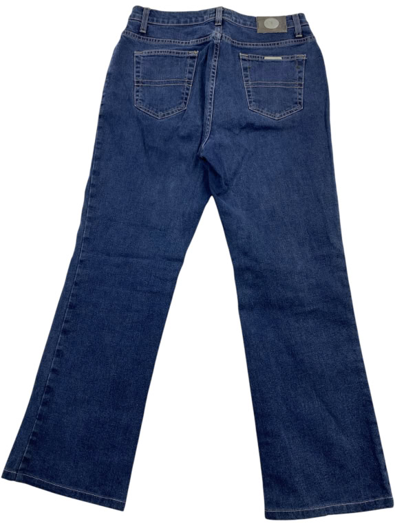 TRUSSARDI JEANS ΠΑΝΤΕΛΟΝΙ ΤΖΙΝ VINTAGE LOGO ΜΠΛΕ ΓΥΝΑΙΚΕΙΟ S