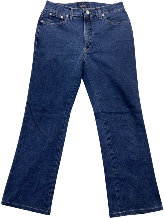 TRUSSARDI JEANS ΠΑΝΤΕΛΟΝΙ ΤΖΙΝ VINTAGE LOGO ΜΠΛΕ ΓΥΝΑΙΚΕΙΟ S