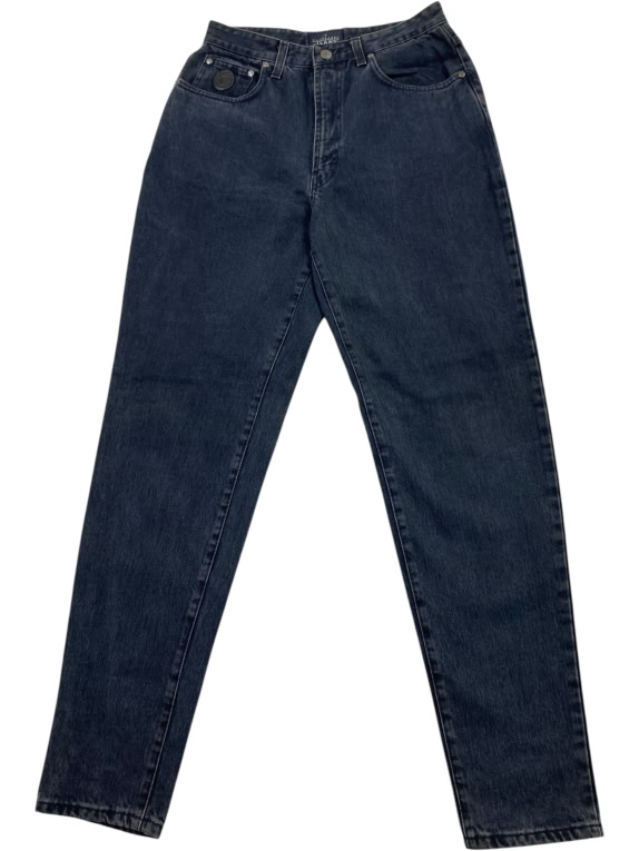 TRUSSARDI JEANS ΠΑΝΤΕΛΟΝΙ ΤΖΙΝ VINTAGE ΛΟΓΟΤΥΠΟ ΜΠΛΕ ΓΥΝΑΙΚΕΙΟ S