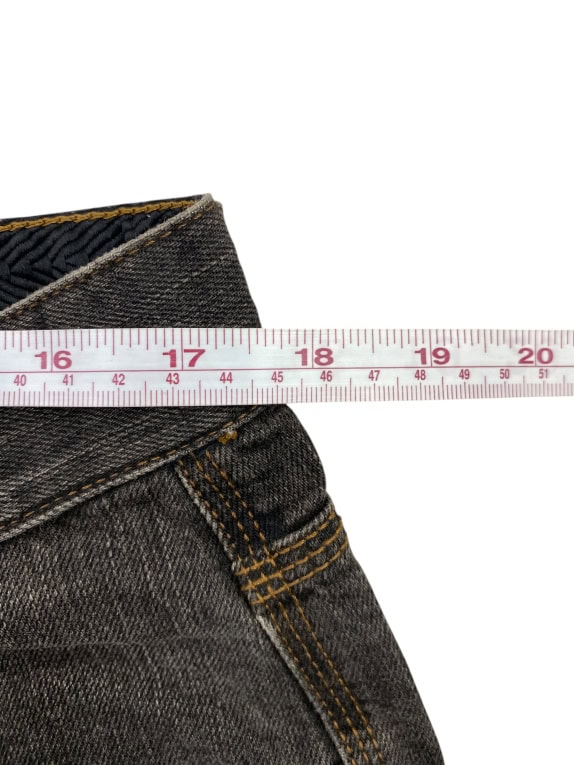 TRUSSARDI JEANS TROUSERS VINTAGE LOGO GREY MENS L