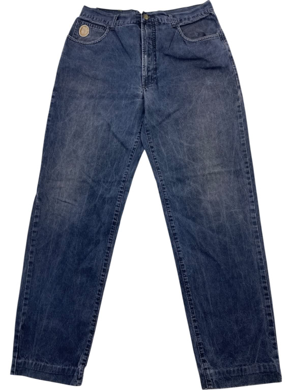 TRUSSARDI JEANS ΠΑΝΤΕΛΟΝΙ VINTAGE ΛΟΓΟΤΥΠΟ ΜΠΛΕ ΣΚΟΥΡΟ ΑΝΔΡΙΚΟ L