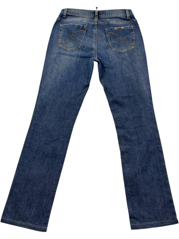 TRUSSARDI JEANS ΤΖΙΝ ΠΑΝΤΕΛΟΝΙ CLASSIC WASHED BLUE ΓΥΝΑΙΚΕΙΟ PRE OWNED S