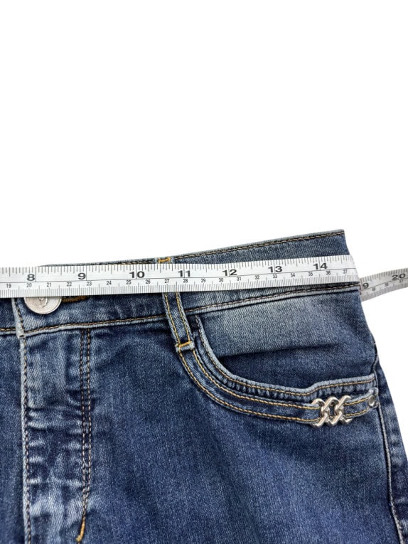 TRUSSARDI JEANS ΤΖΙΝ ΠΑΝΤΕΛΟΝΙ CLASSIC WASHED BLUE ΓΥΝΑΙΚΕΙΟ PRE OWNED S