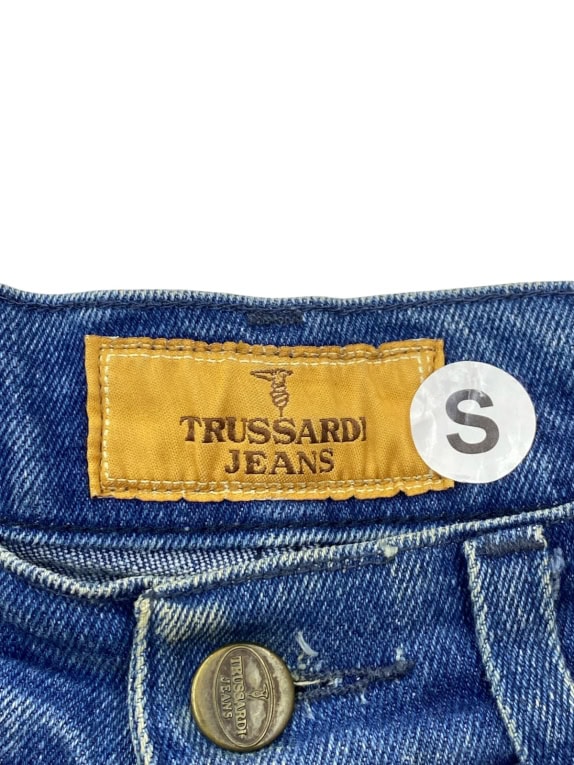 TRUSSARDI JEANS VINTAGE BLUE WOMEN PRE OWNED S