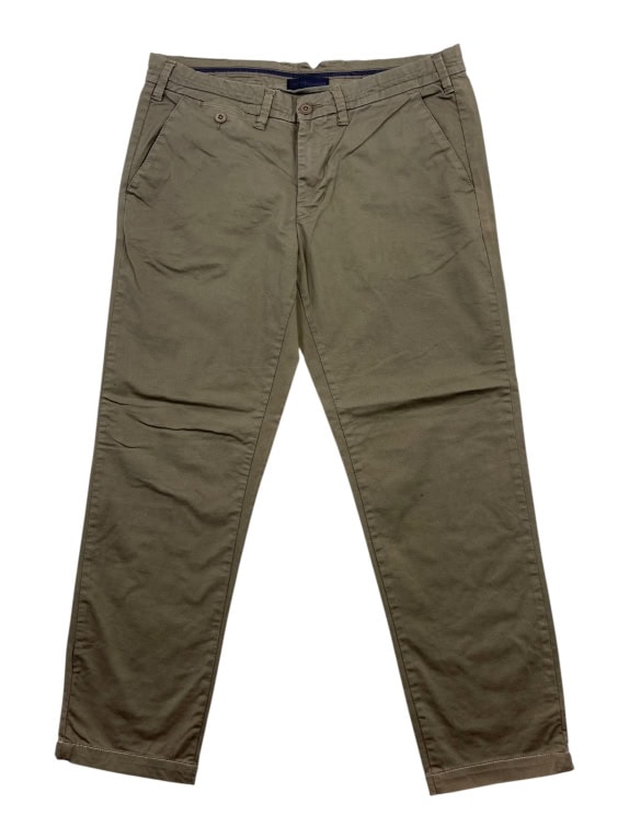 Trussardi Παντελόνι Chino Casual Minimal Χακί Ανδρικό L