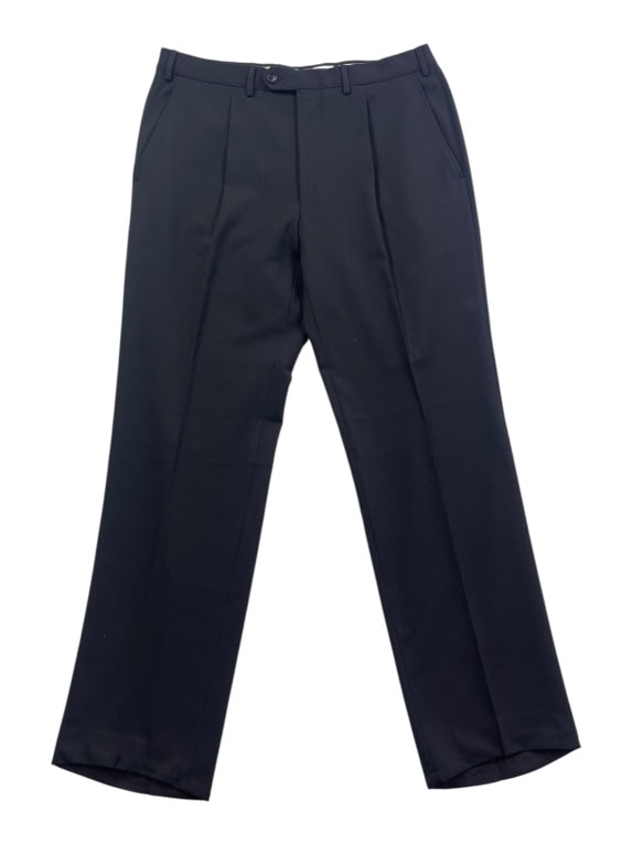 TRUSSARDI ΠΑΝΤΕΛΟΝΙ ΥΦΑΣΜΑΤΙΝΟ VINTAGE CLASSIC ΜΑΥΡΟ ΑΝΔΡΙΚΟ L