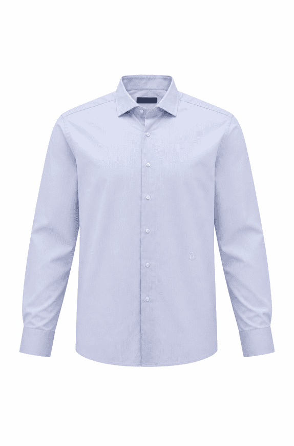 TRUSSARDI CAMICIA MINIMAL AZZURRO UOMO PRE OWNED XL