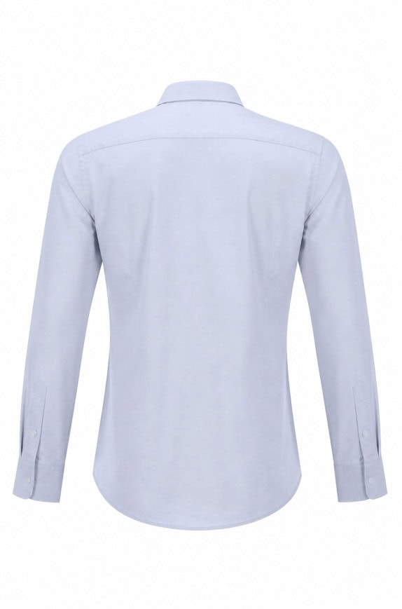 TRUSSARDI SHIRT MINIMAL LIGHT BLUE MEN PRE OWNED XL