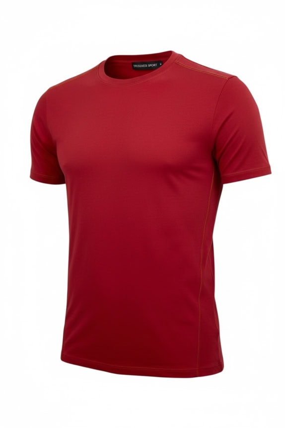 TRUSSARDI SPORT T-SHIRT ΛΟΓΟΤΥΠΟ ΚΟΚΚΙΝΟ ΑΝΔΡΙΚΟ XS