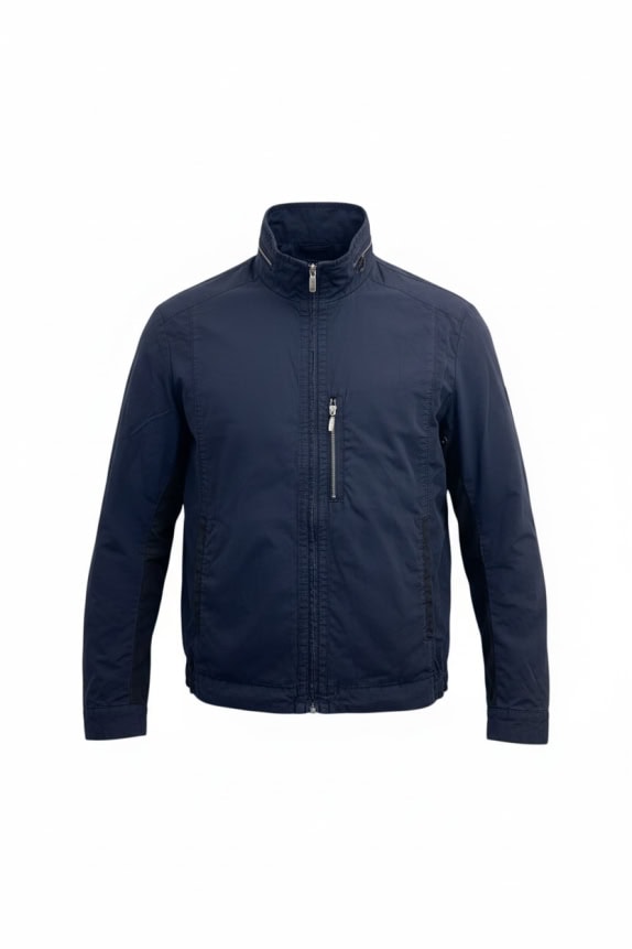 TRUSSARDI SPORT ΤΖΑΚΕΤ ΜΕ ΛΟΓΟΤΥΠΟ ΜΠΛΕ ΑΝΔΡΙΚΟ XL-XXL