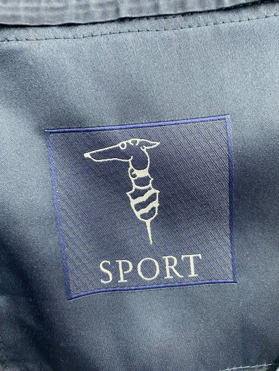 TRUSSARDI SPORT ΤΖΑΚΕΤ ΜΕ ΛΟΓΟΤΥΠΟ ΜΠΛΕ ΑΝΔΡΙΚΟ XL-XXL