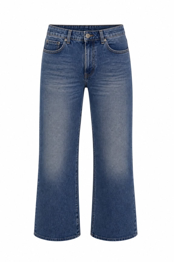 TRUSSARDI JEANS BOOTCUT BLUE WOMEN PRE OWNED L