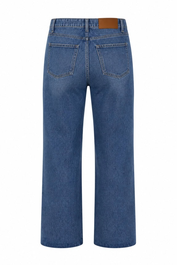 TRUSSARDI JEANS BOOTCUT BLUE WOMEN PRE OWNED L
