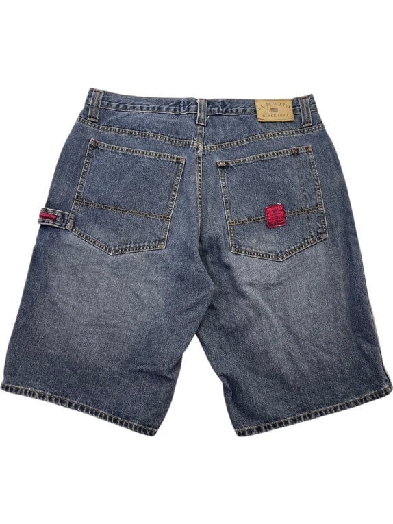 U S POLO ASSN BERMUDA DENIM RETRO BLU UOMO PRE OWNED L