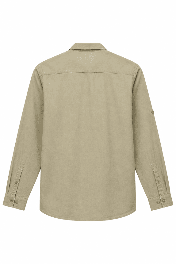 U S POLO ASSN CAMICIA MINIMAL BEIGE UOMO PRE OWNED L