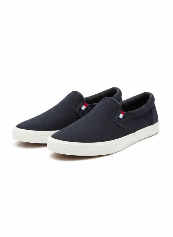 U S POLO ASSN SLIP ON SNEAKERS CASUAL NAVY ΑΝΤΡΙΚΟ PRE OWNED EU 45