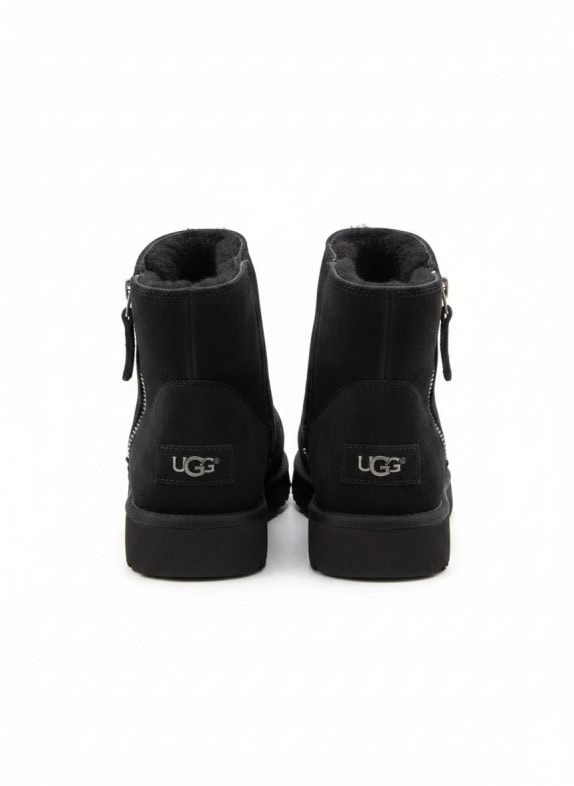 UGG BOOTS MINIMAL BLACK WOMEN PRE OWNED No 36