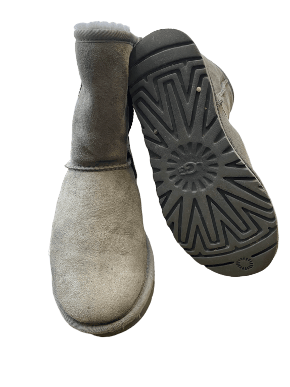 UGG ΜΠΟΤΕΣ SHEEPSKIN ΓΚΡΙ ΓΥΝΑΙΚΕΙΟ PRE OWNED EU 38