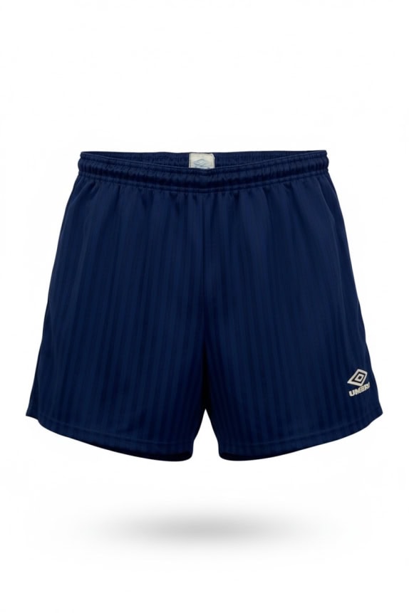 UMBRO VINTAGE SPORTS SHORTS WITH LOGO BLUE MENS SMALL