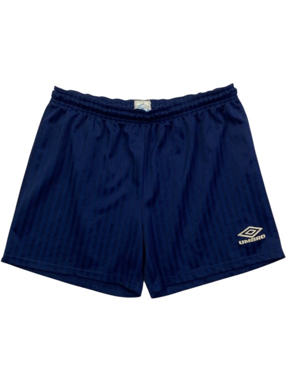 UMBRO VINTAGE SPORTS SHORTS WITH LOGO BLUE MENS SMALL