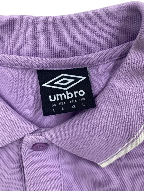 Umbro Polo Μπλούζα Logo Λιλά Γυναικεία L